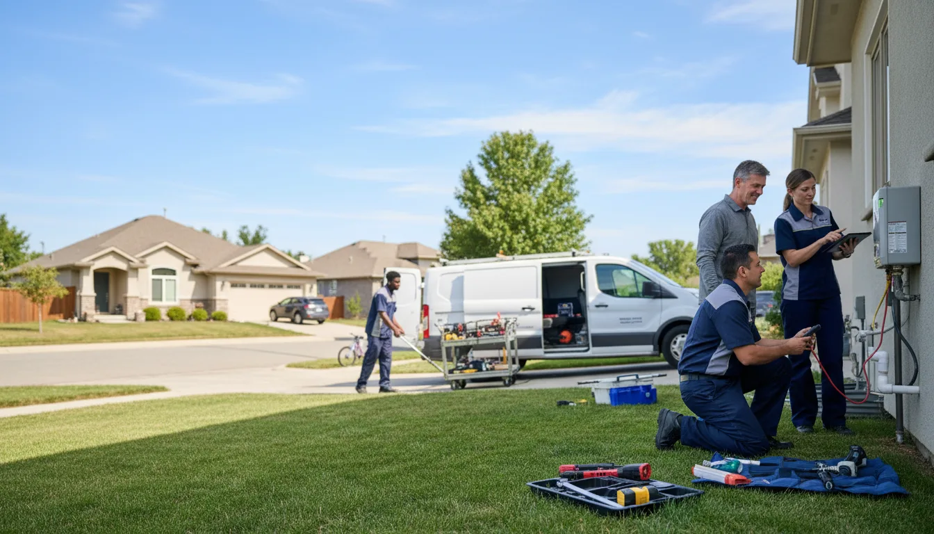 Tankless water heater service in Grand Mound, IA